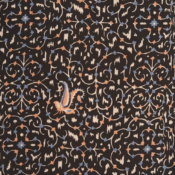 Madewell Fiesta Paisley Silk Bell Sleeve Top - Picture 6 of 6